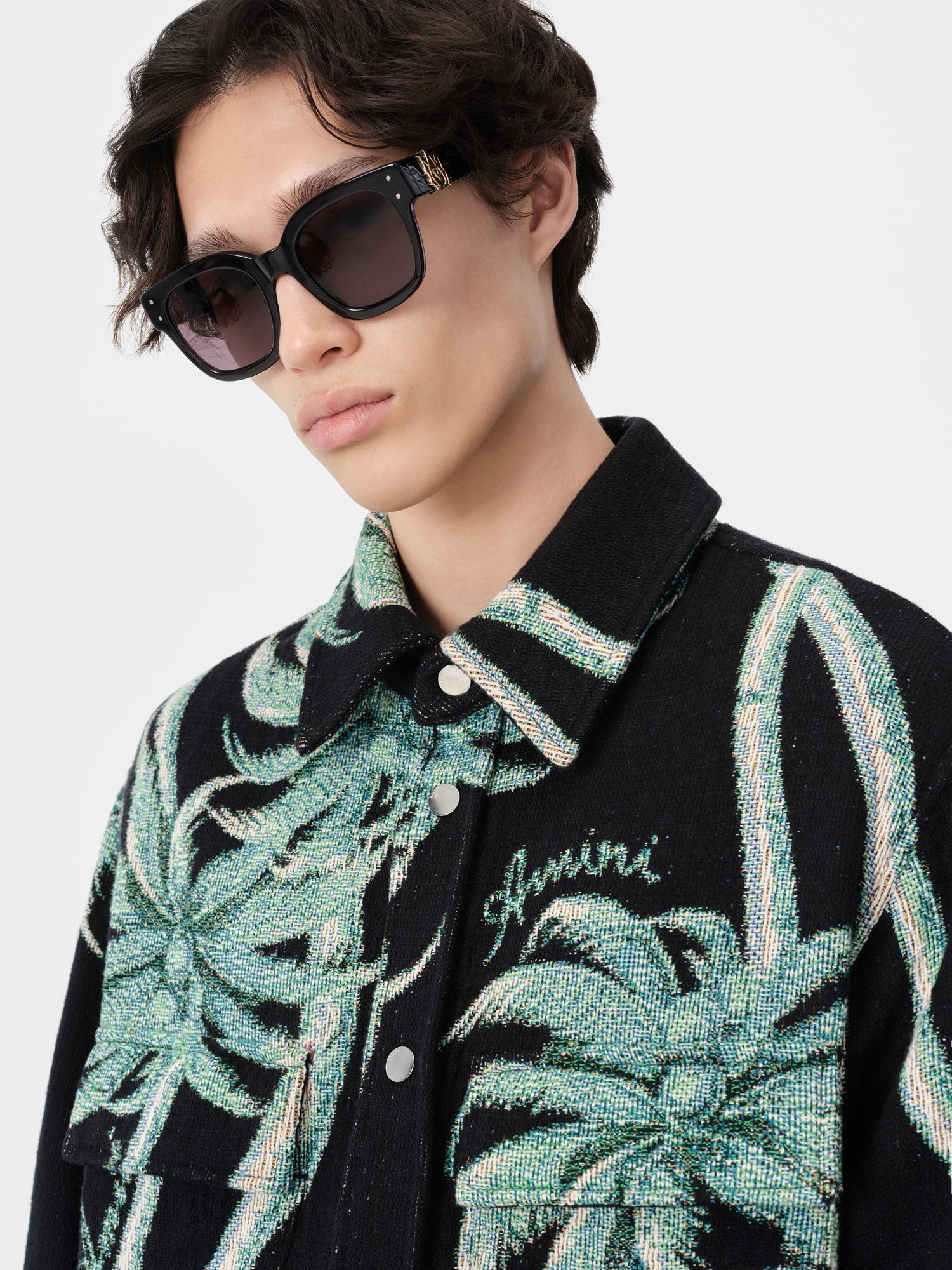 TWISTED PALMS TAPESTRY OVERSHIRT - 5