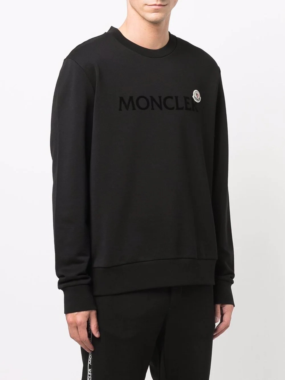 logo-patch long-sleeve sweatshirt - 3