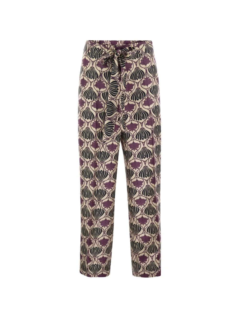 Timec flowing-fit high-waist trousers - 1