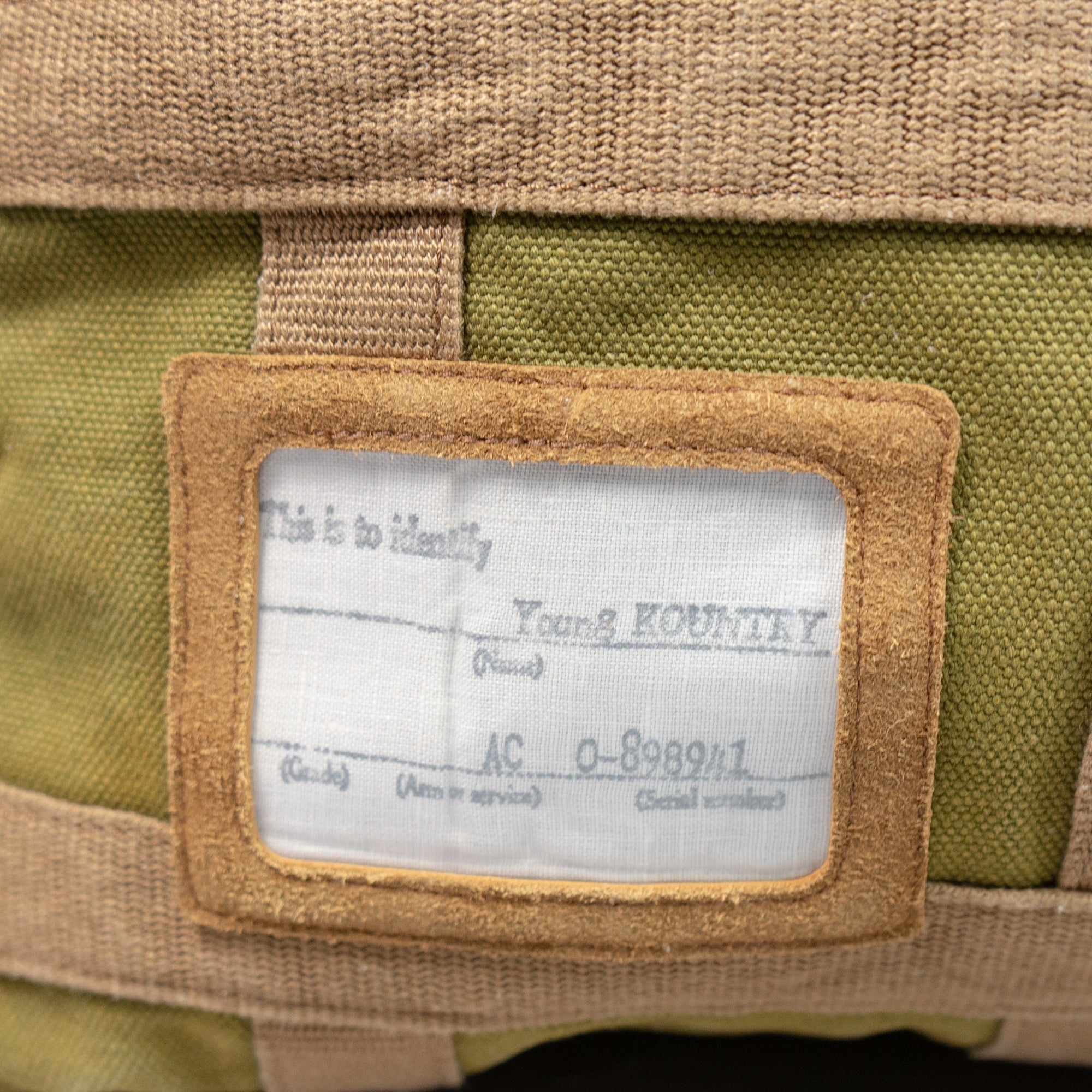 #4 ARMY CANVAS TATTERSALL CARGO BAG - 3