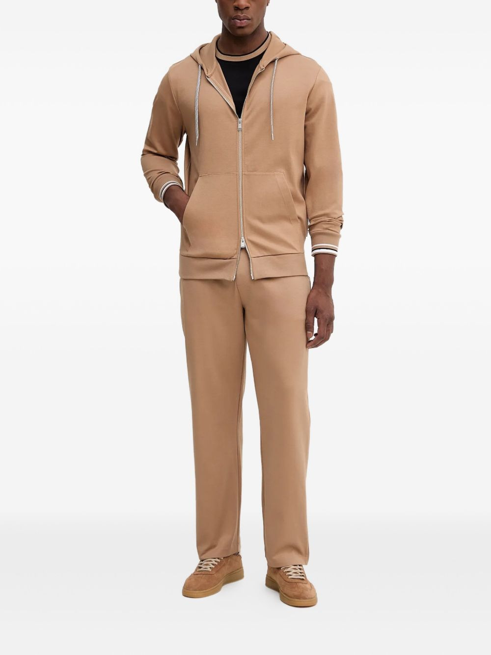 zip-fastening hoodie - 2