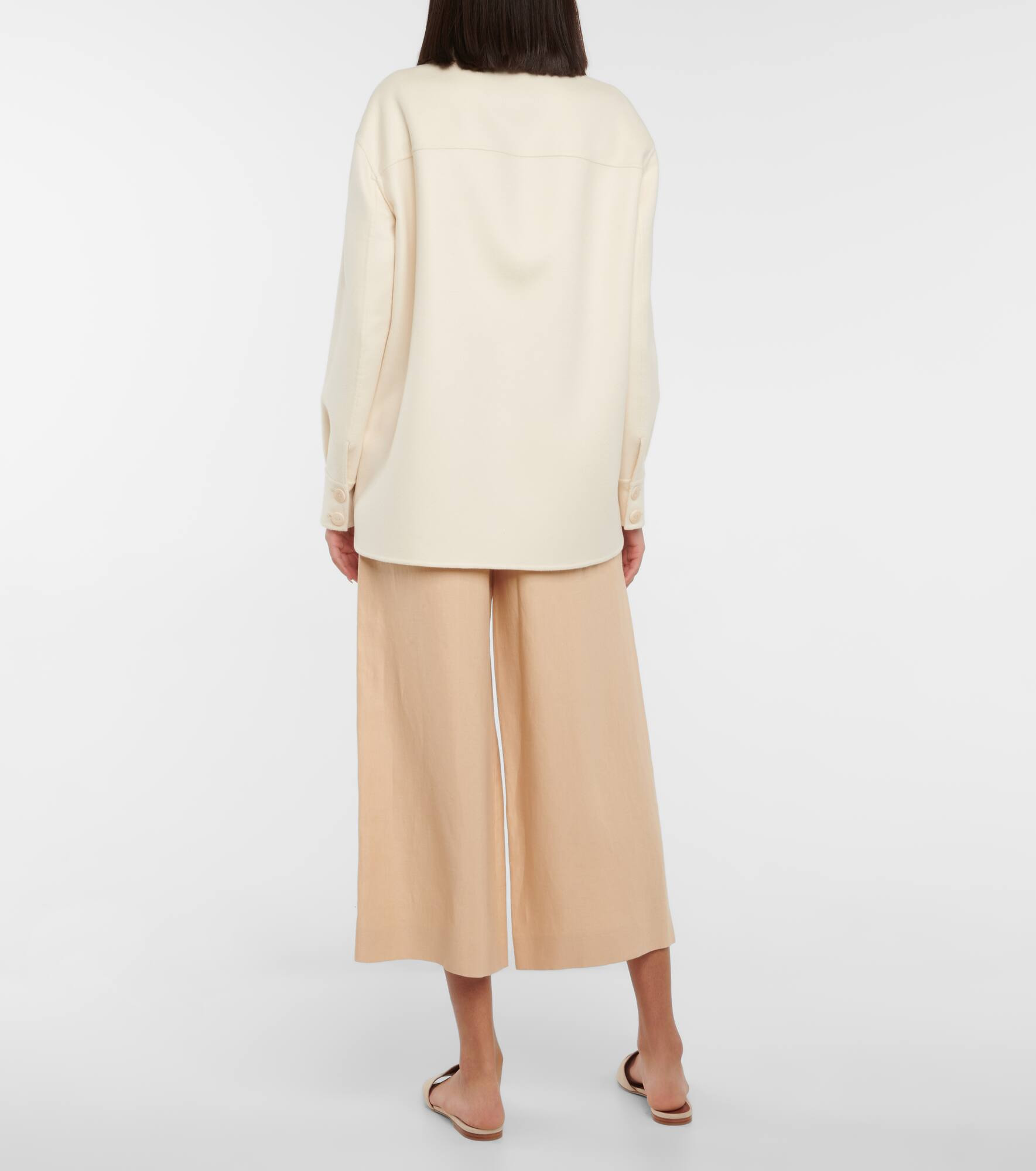 Larson cashmere shirt jacket - 3