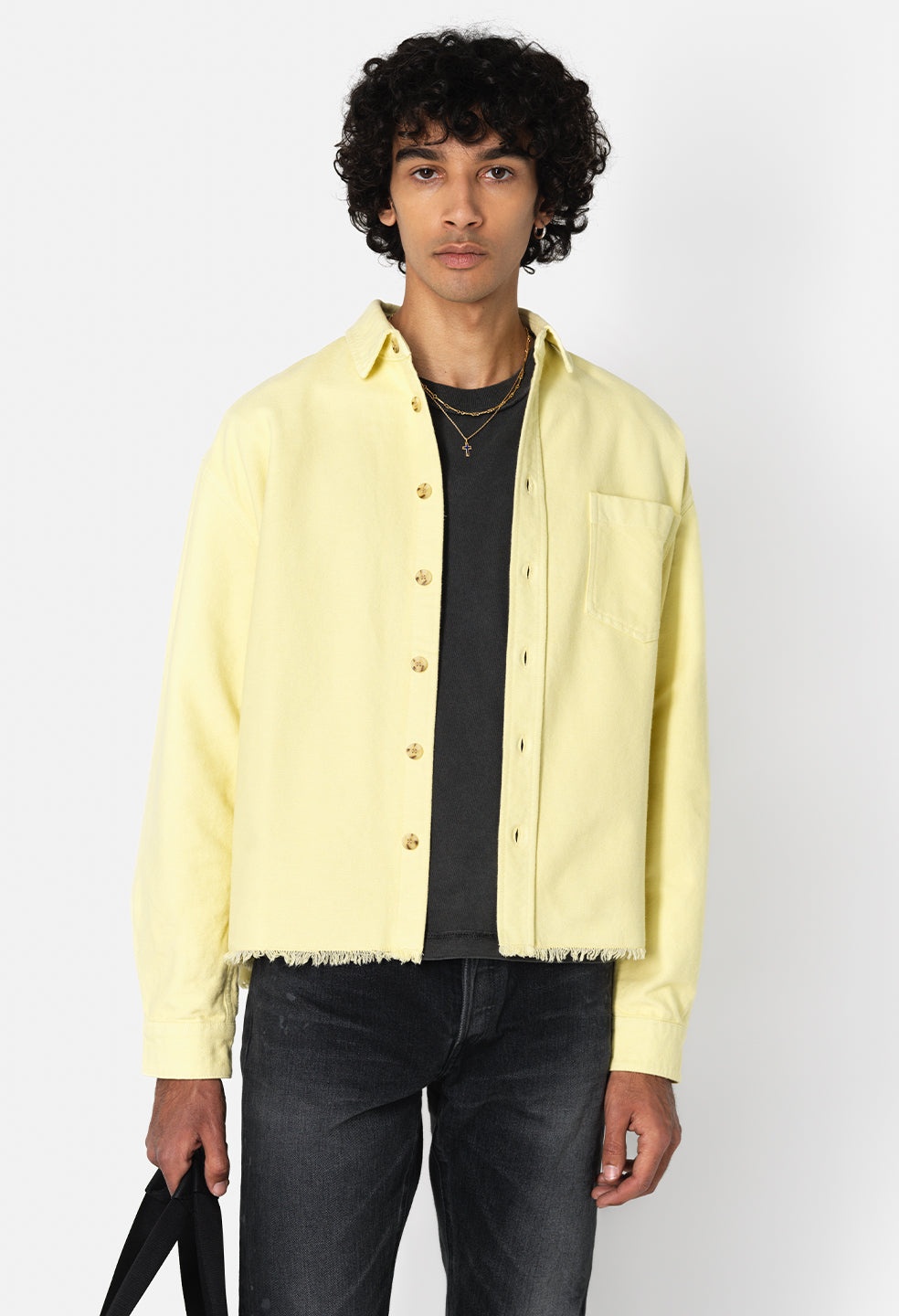 SOLID HEMI OVERSIZED SHIRT - 2