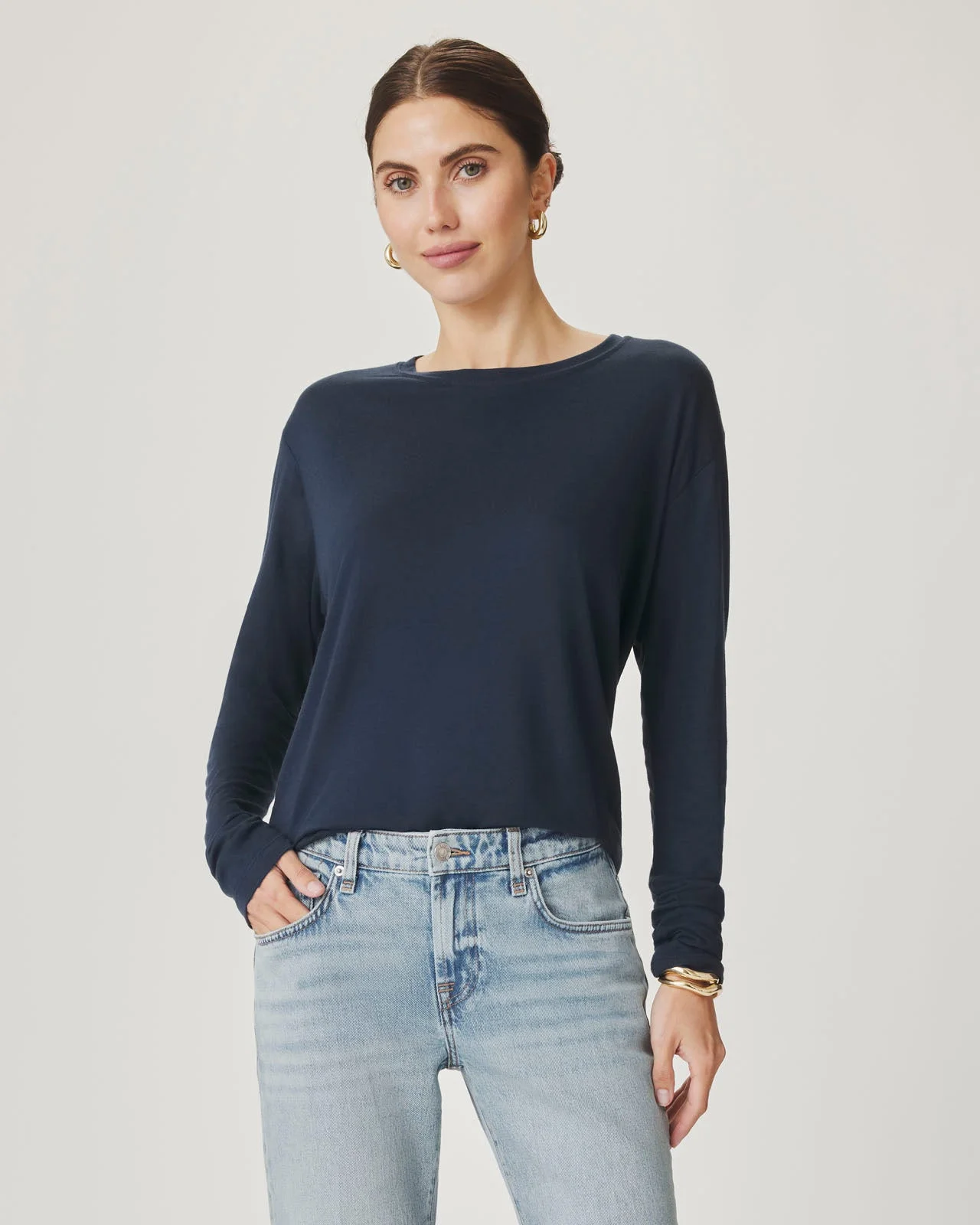 The Lila Climate Beneficial™ Verified Cotton Long Sleeve Tee - 1