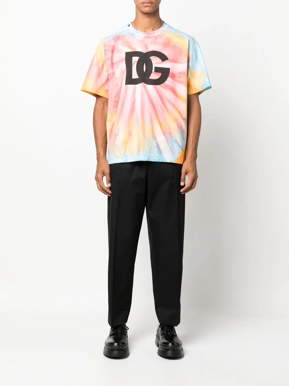 tie-dye logo-print T-shirt - 2