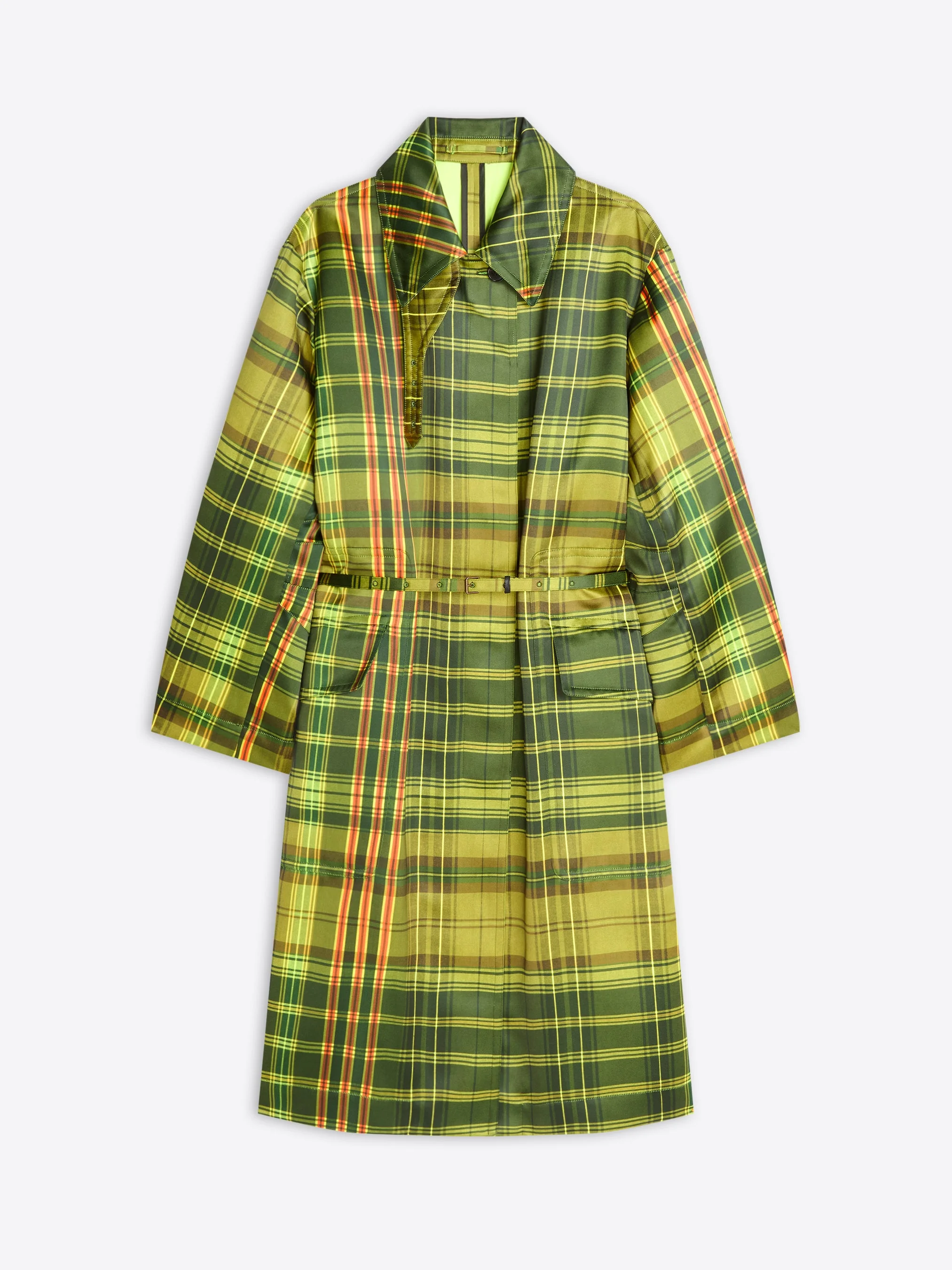 OVERSIZED CHECKED COAT - 1