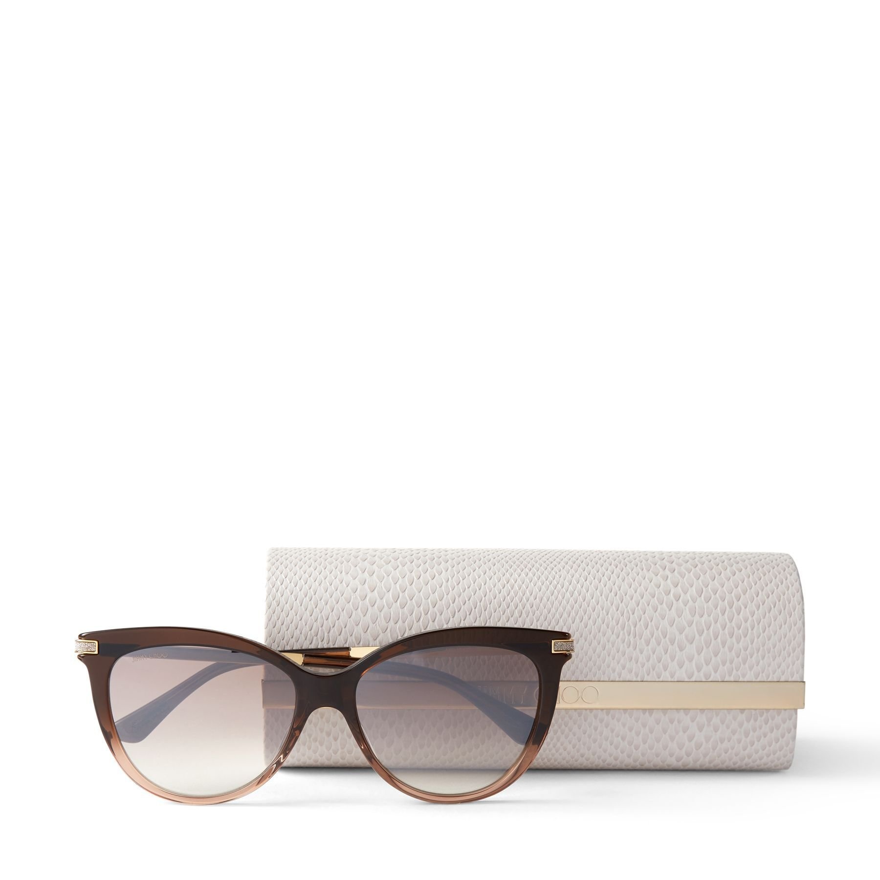 Axelle
Brown to Beige Gradient Acetate and Metal Cat Eye Sunglasses - 4