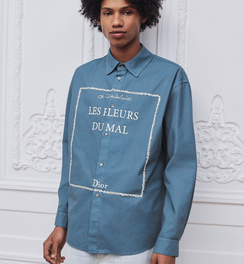 Overshirt with Book Cover embroidery 2