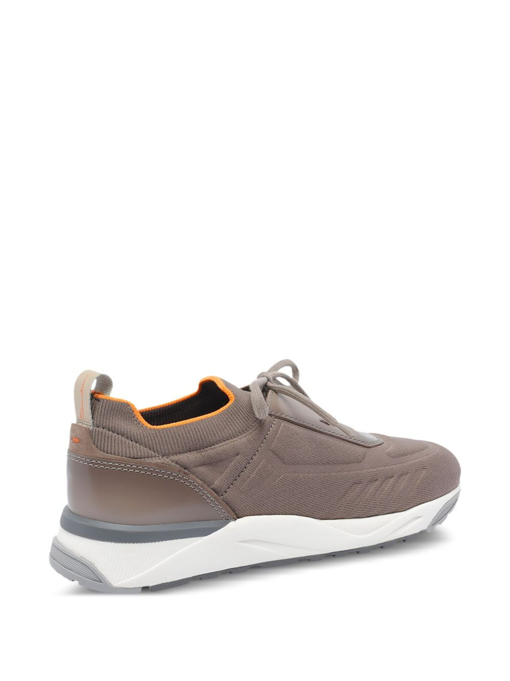 knitted lace-up sneakers - 4