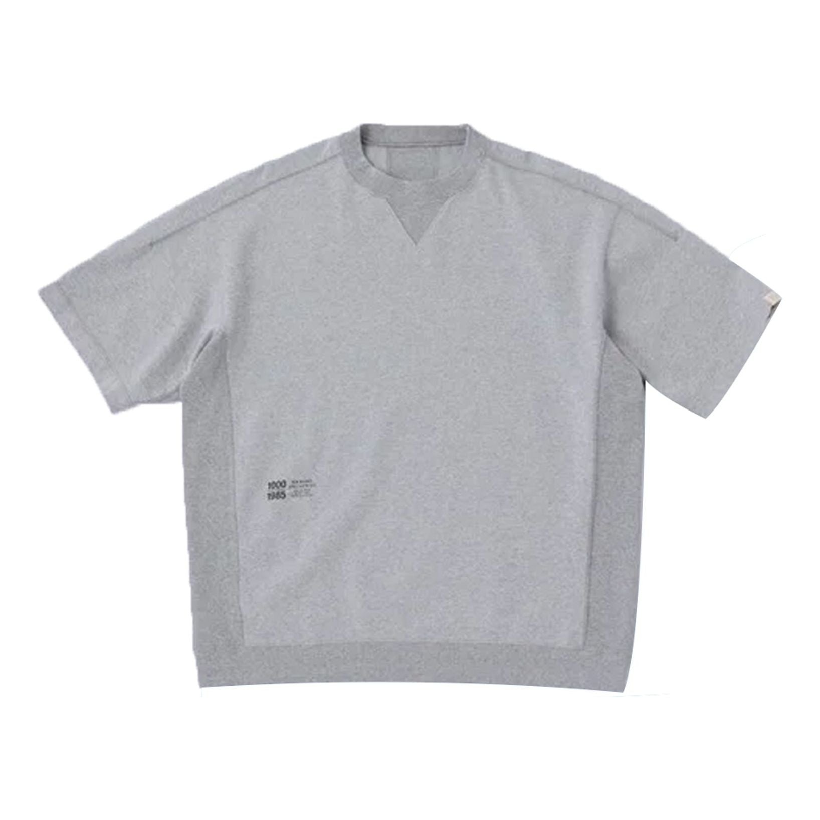 New Balance 1000 Short Sleeve T-Shirt Oversized Fit 'Heather Grey' AMT35028-HGR - 1