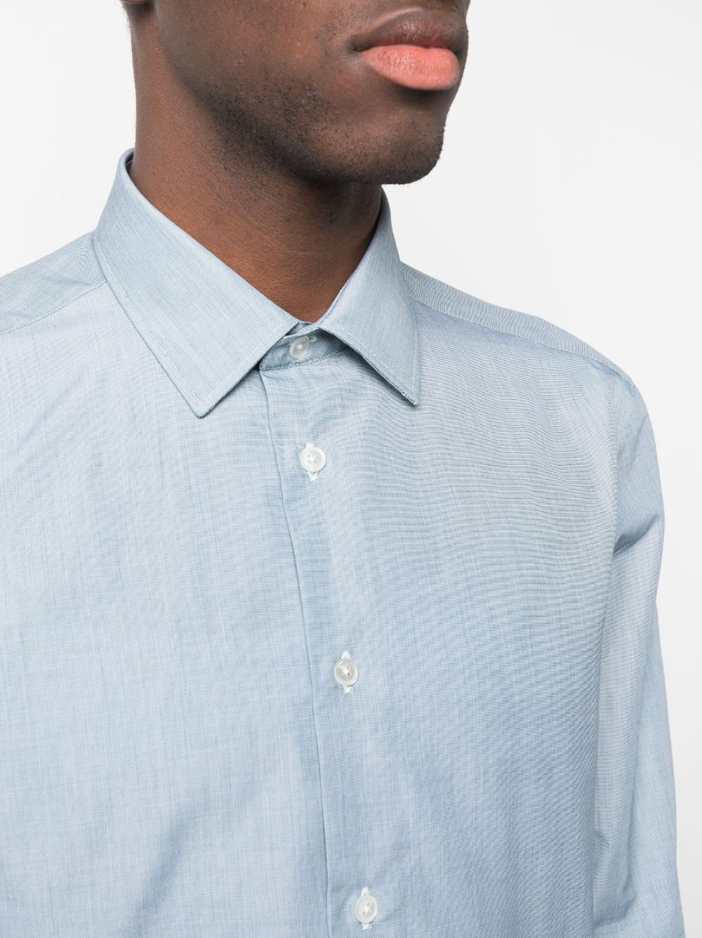 long-sleeved cotton shirt - 5
