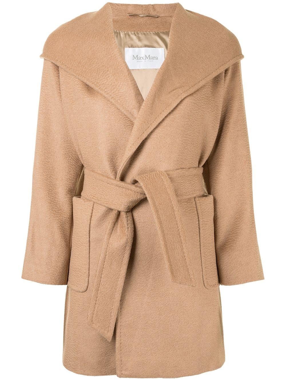 Rialto hooded wrap coat - 1