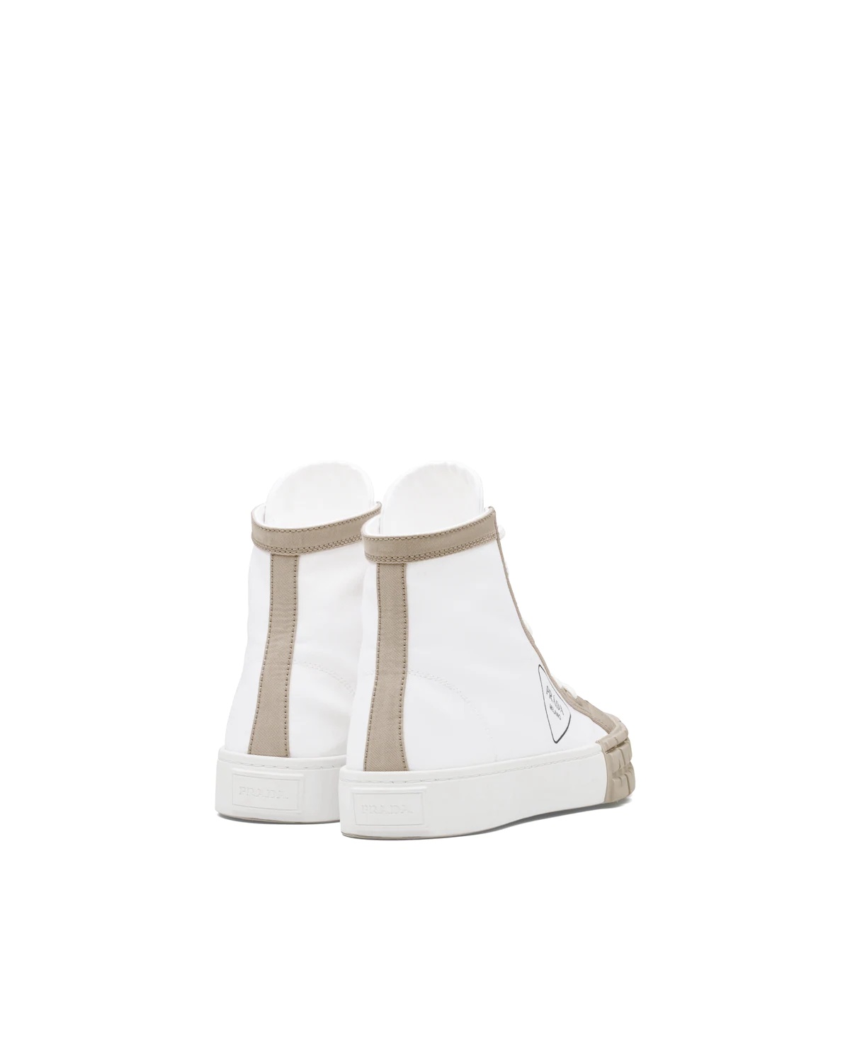 Gabardine high-top sneakers - 4