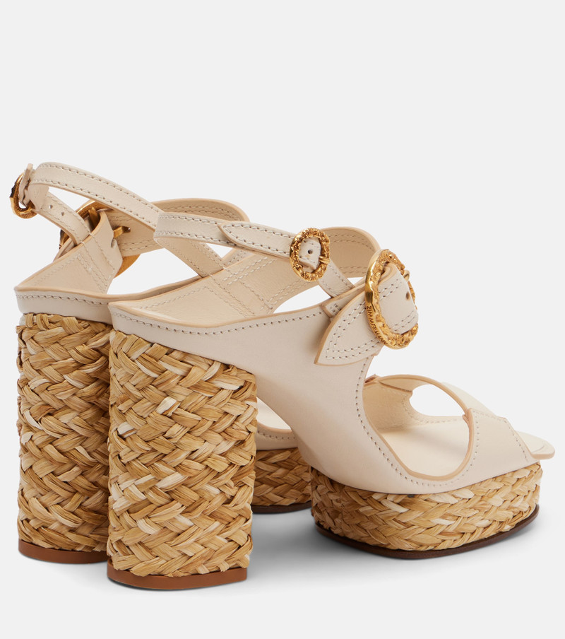 Zimmermann Talia leather slingback sandals outlook