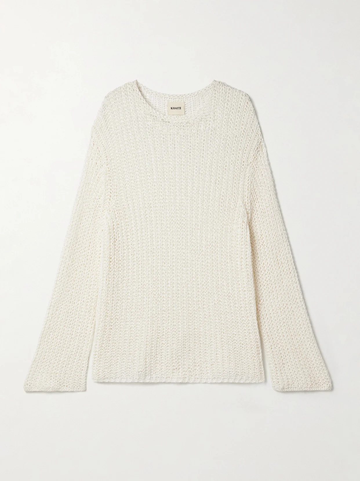 Elowen Open-knit Cotton Sweater - 1