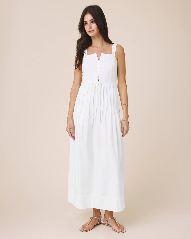 Splendid Maggie Poplin Midi Dress outlook