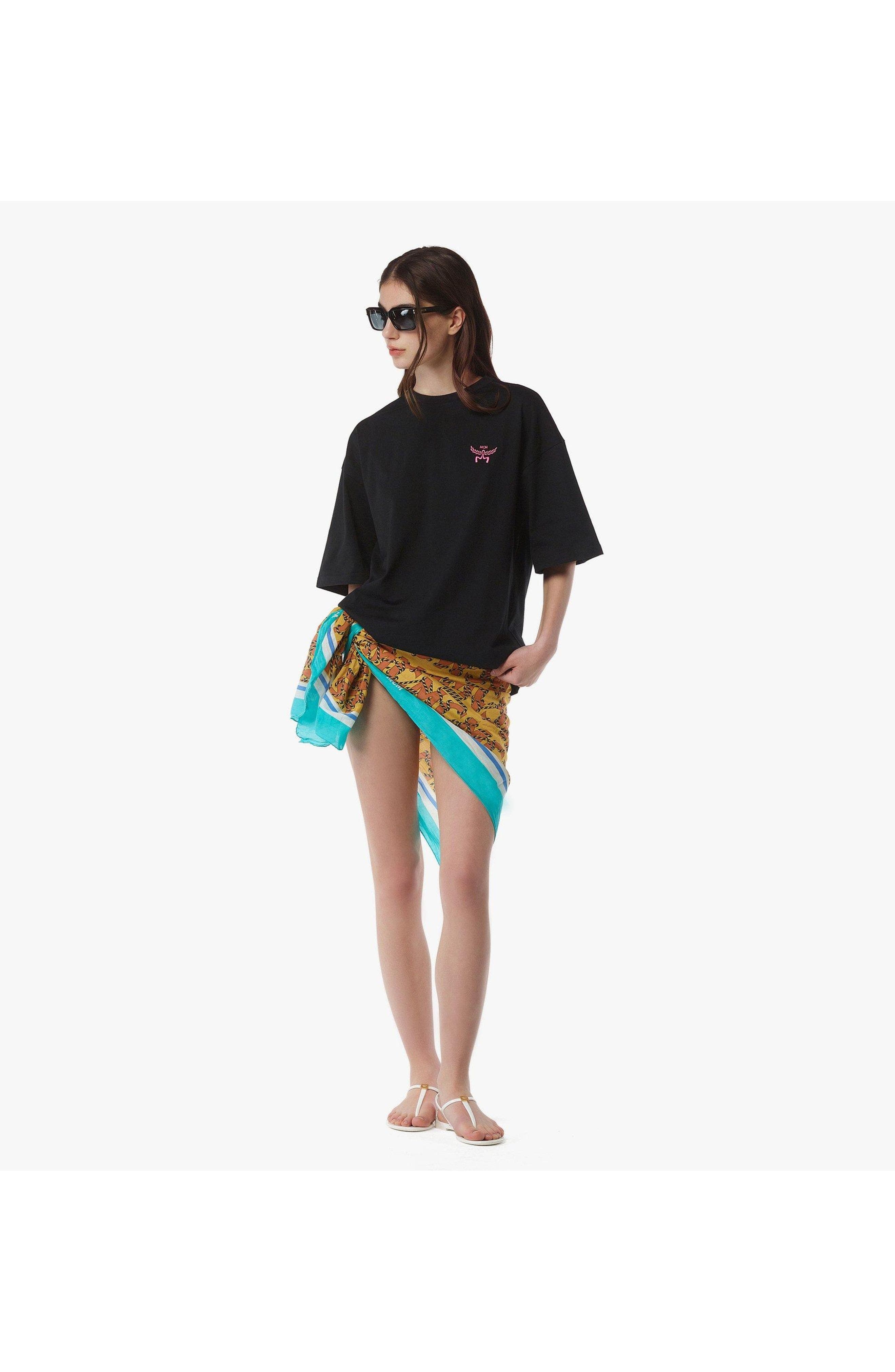MCM x SNIPES Rhinestone Logo T-Shirt in Black at Nordstrom - 3