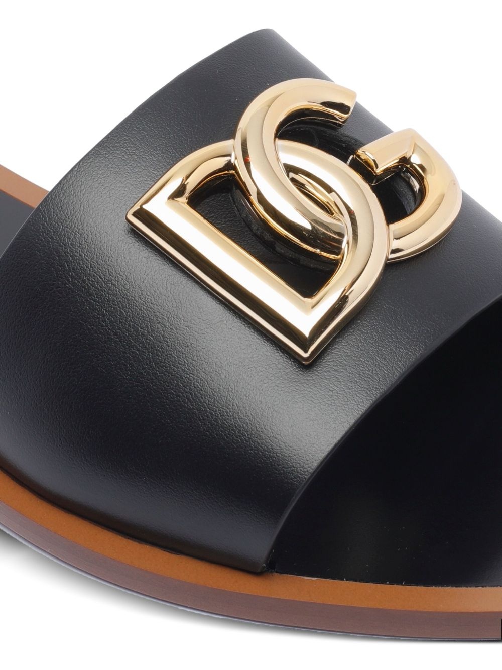 DG-logo leather sandals - 4