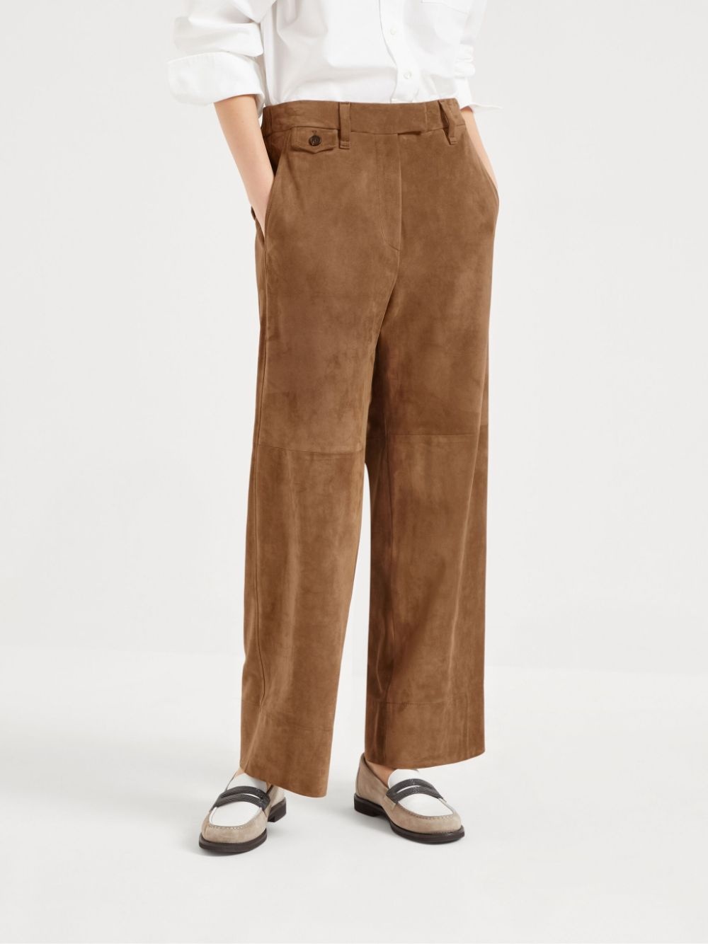 cropped chino trousers - 3