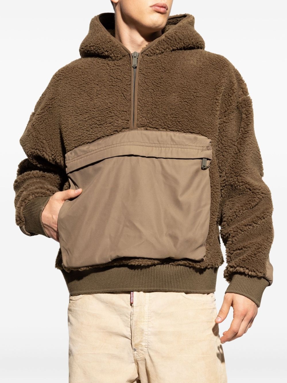 fleece hoodie - 3