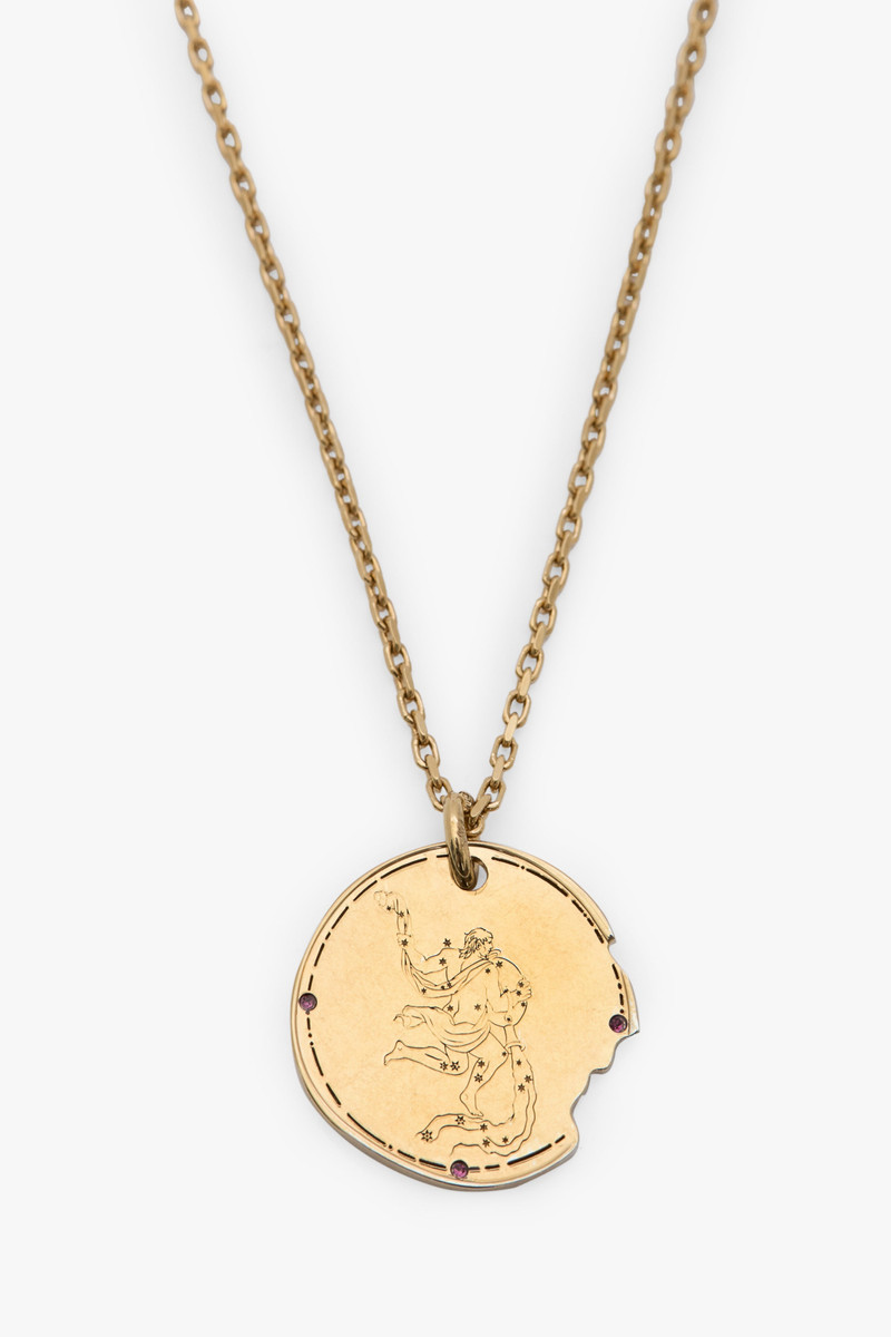 Aquarius Zodiac Necklace 1