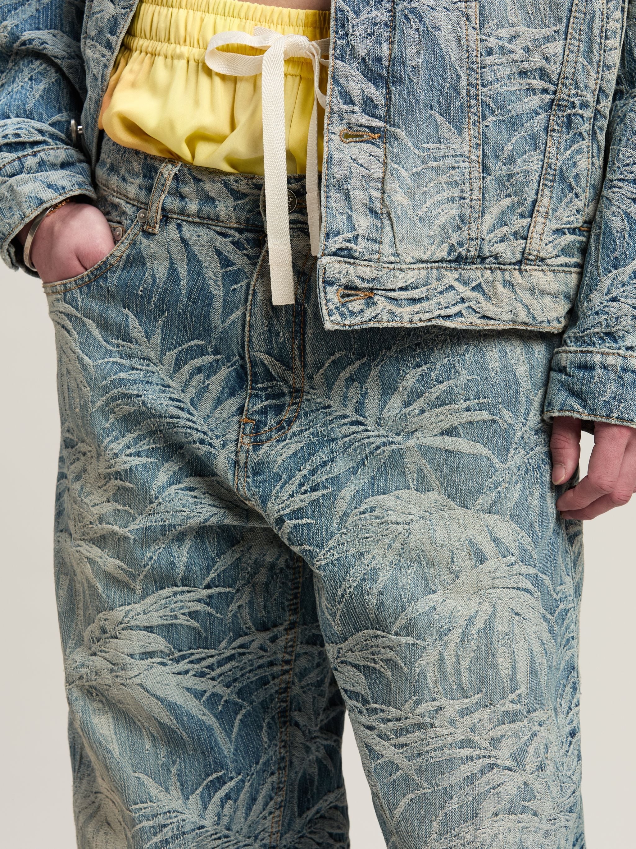 PALMS WASH LOOSE JEANS - 6