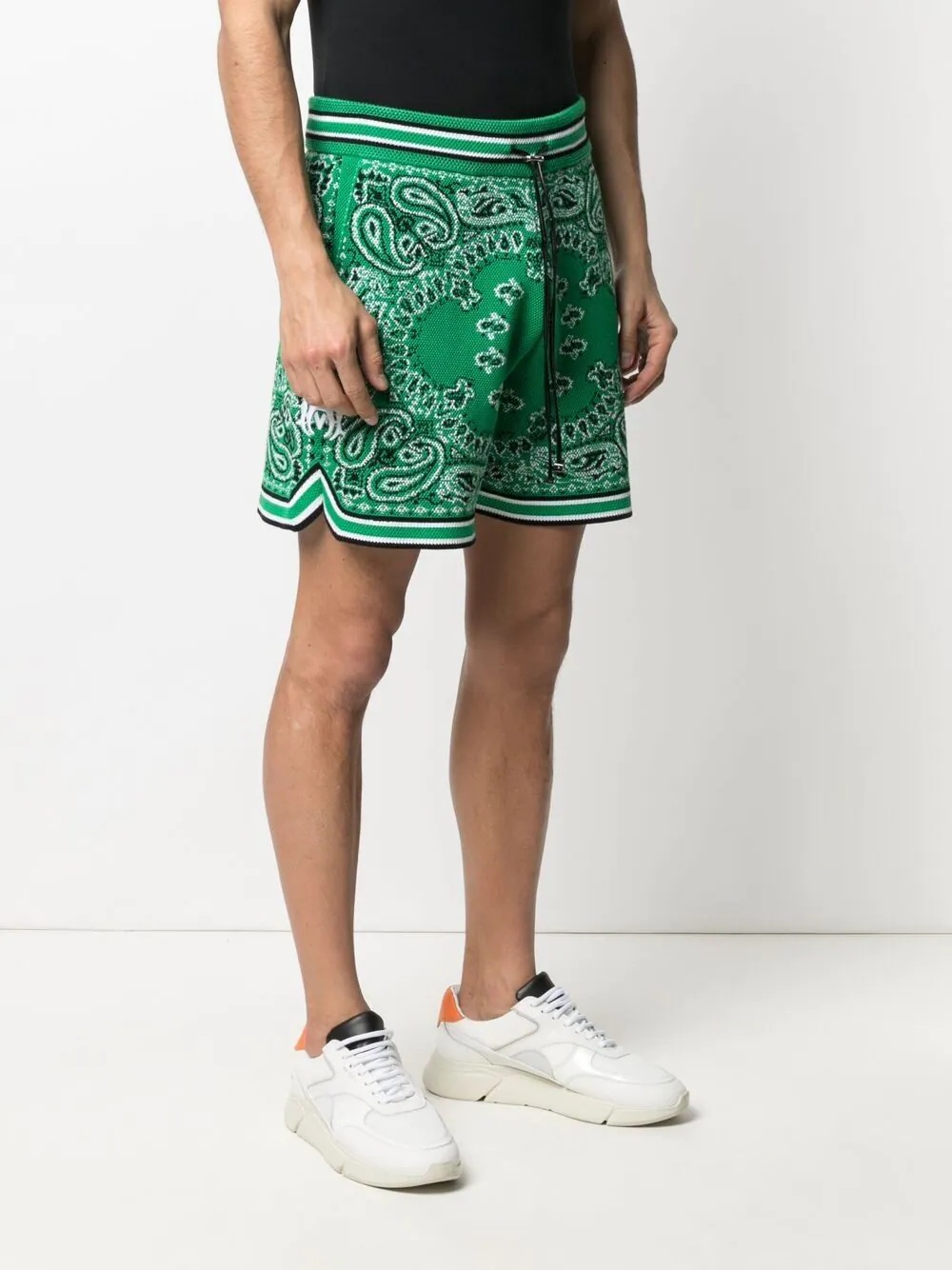 bandana print shorts - 3