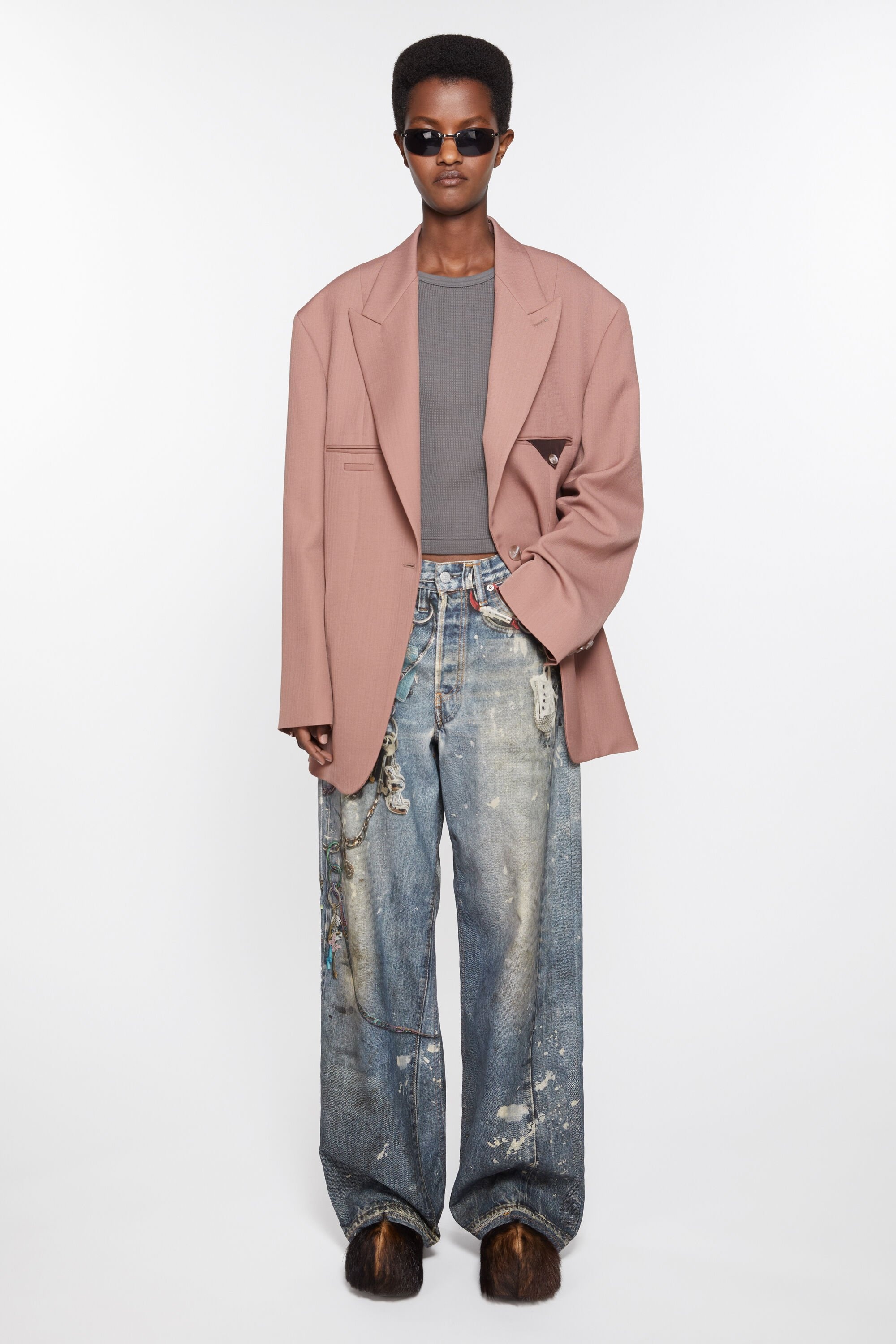 Baggy fit jeans - 1981F - Mid Blue - 2