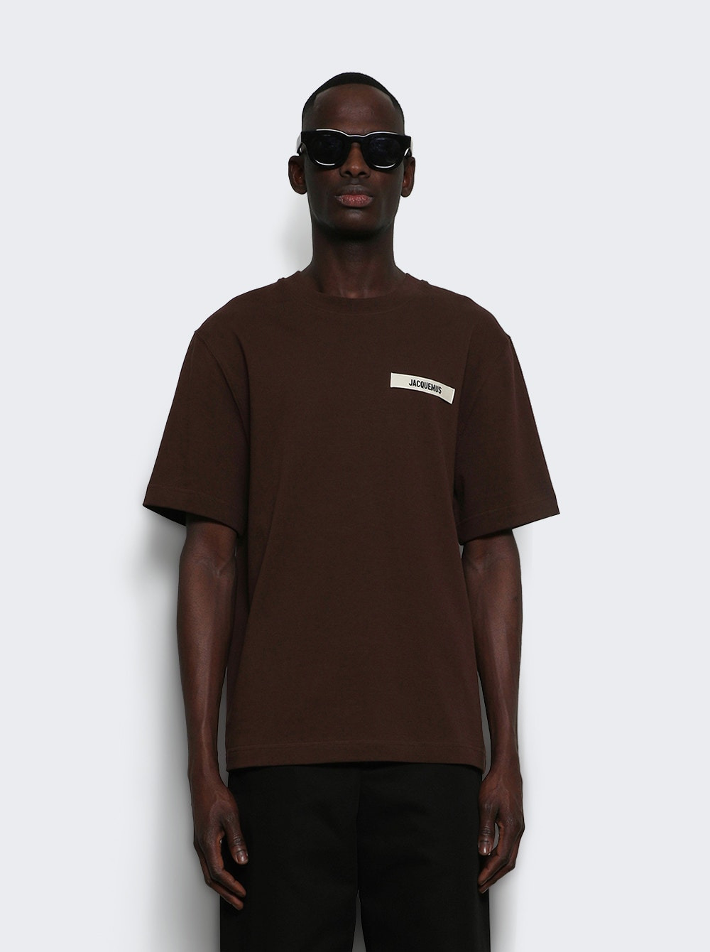 Le Tshirt Gros Grain Dark Brown - 2