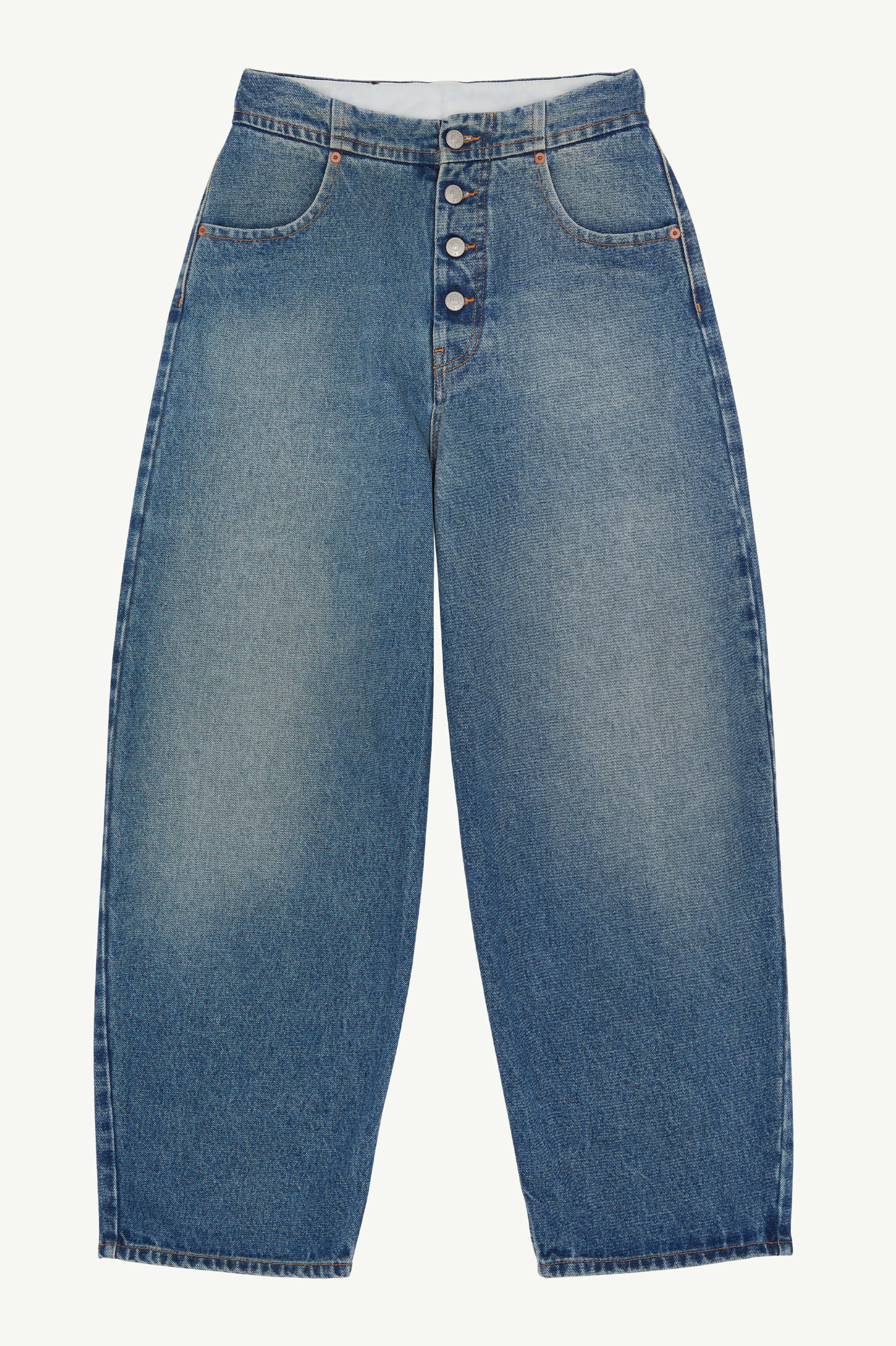 Blue Denim Trousers - 1