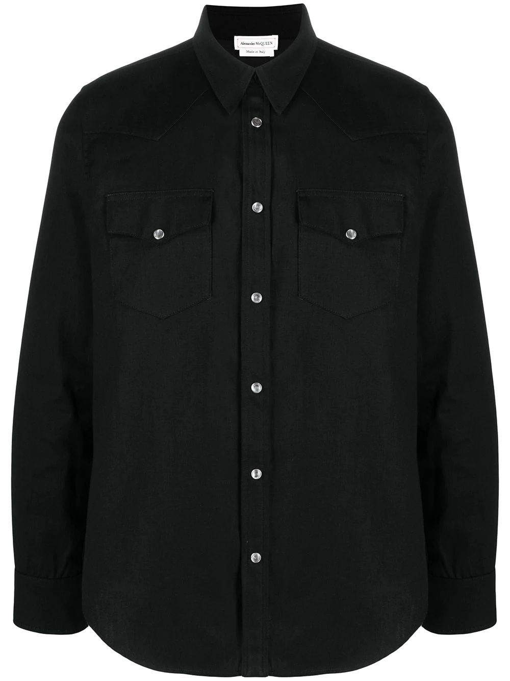 Selvedge-tape denim shirt - 1