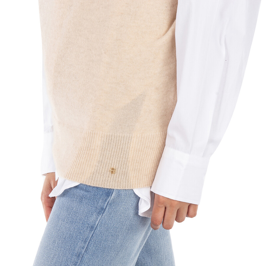 Anine Bing Ladies Ivory Ronan Knit Vest - 2