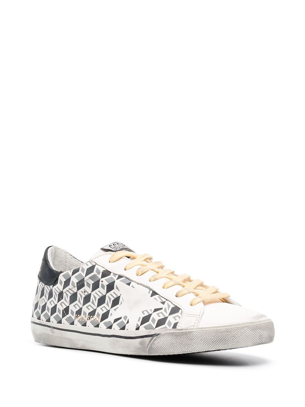 Super-Star cube print sneakers - 2