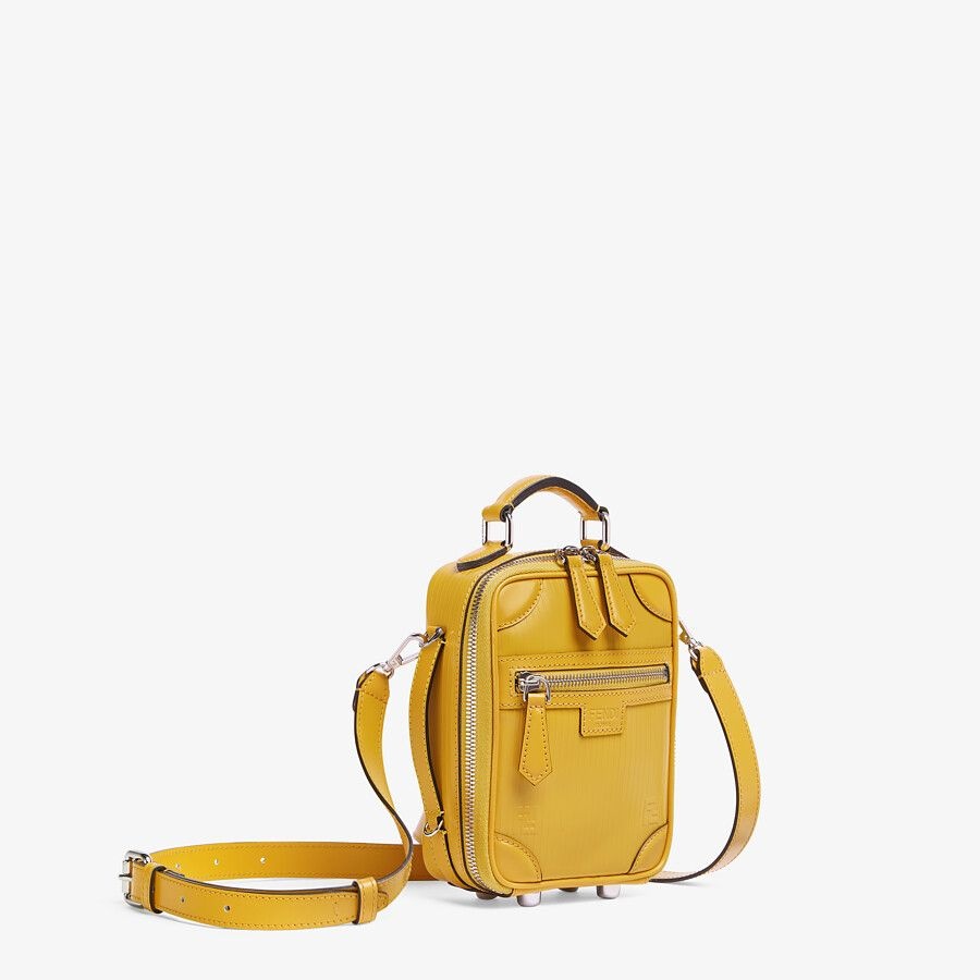 Yellow leather bag - 2