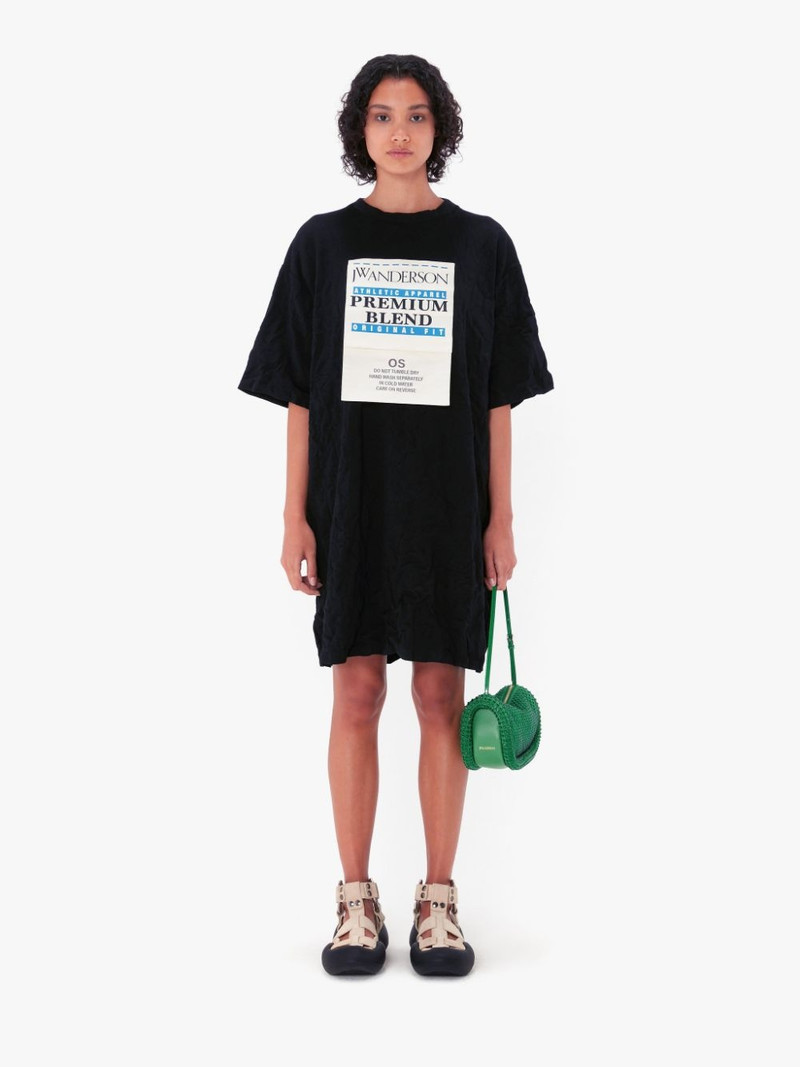 JW Anderson CARE LABEL T-SHIRT DRESS outlook