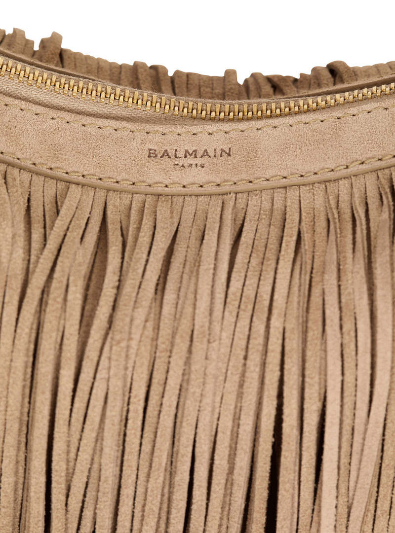 Ébène Hobo fringed suede bag 6