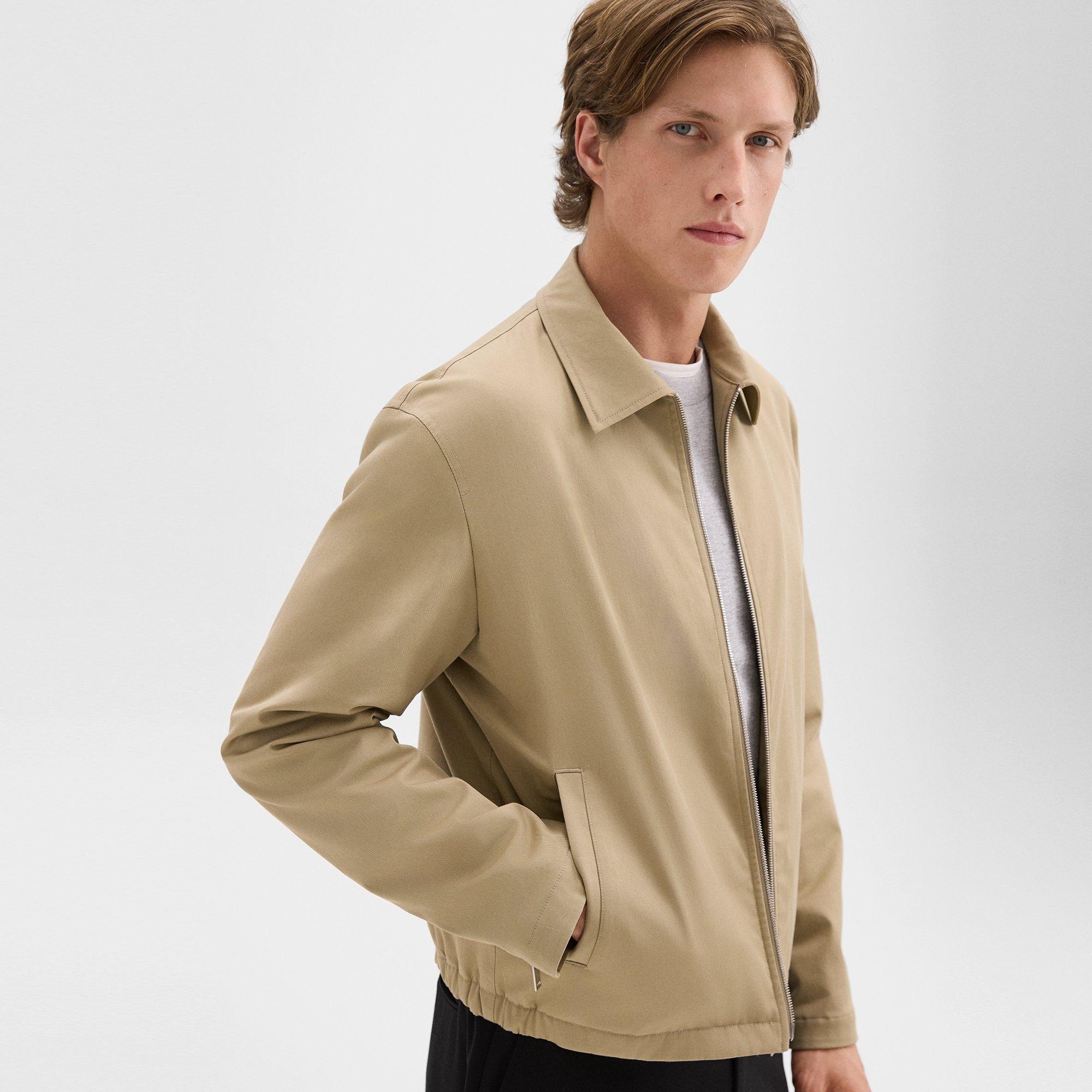 Blouson Zip Jacket in Stretch Cotton Twill - 5