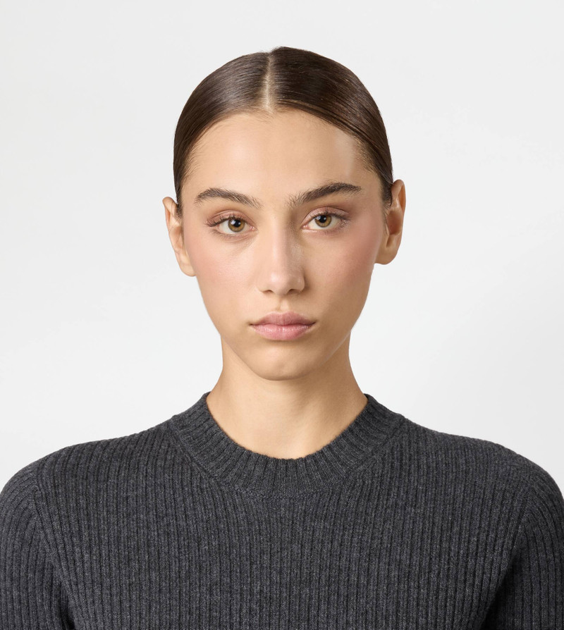 PULLOVER IN CASHMERE - GREY 4