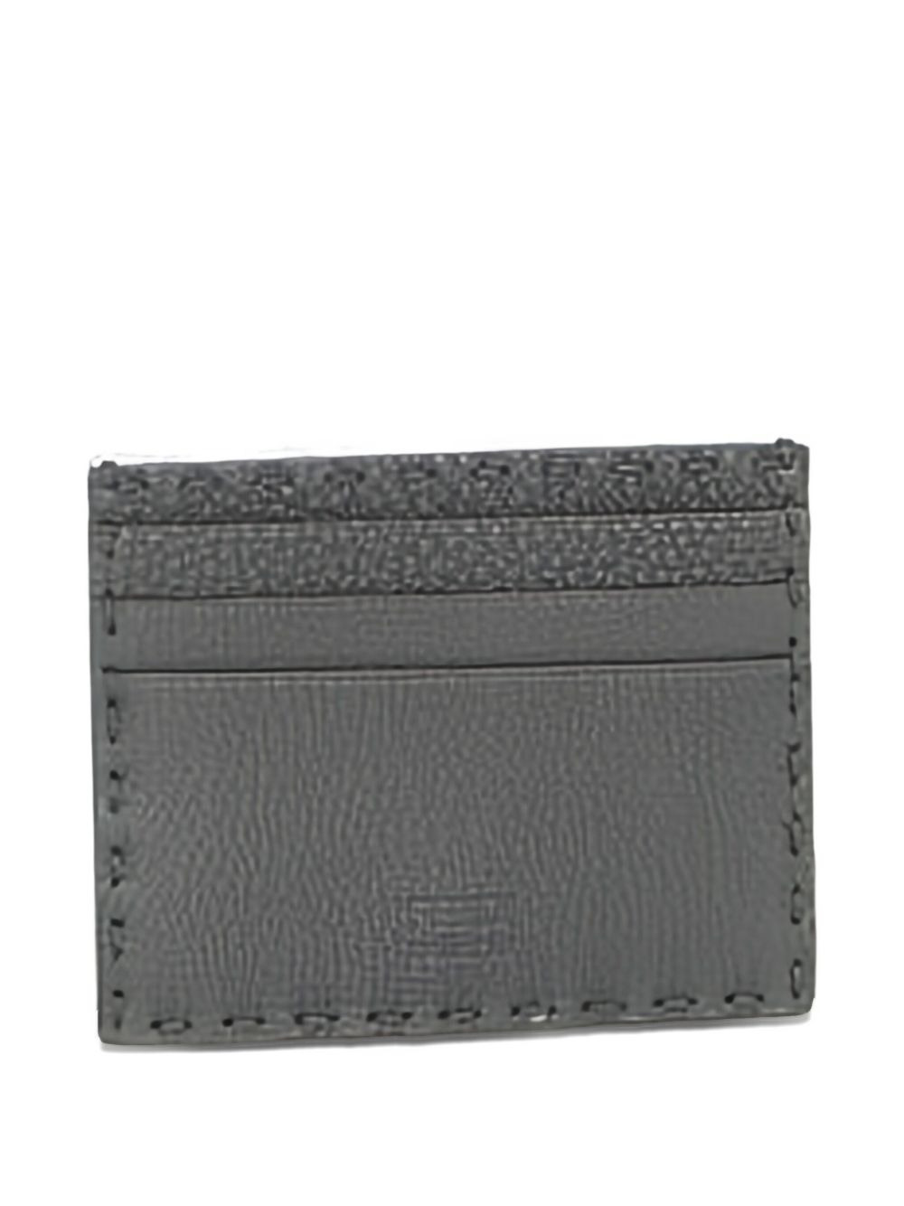 leather saddle-stitching cardholder - 2