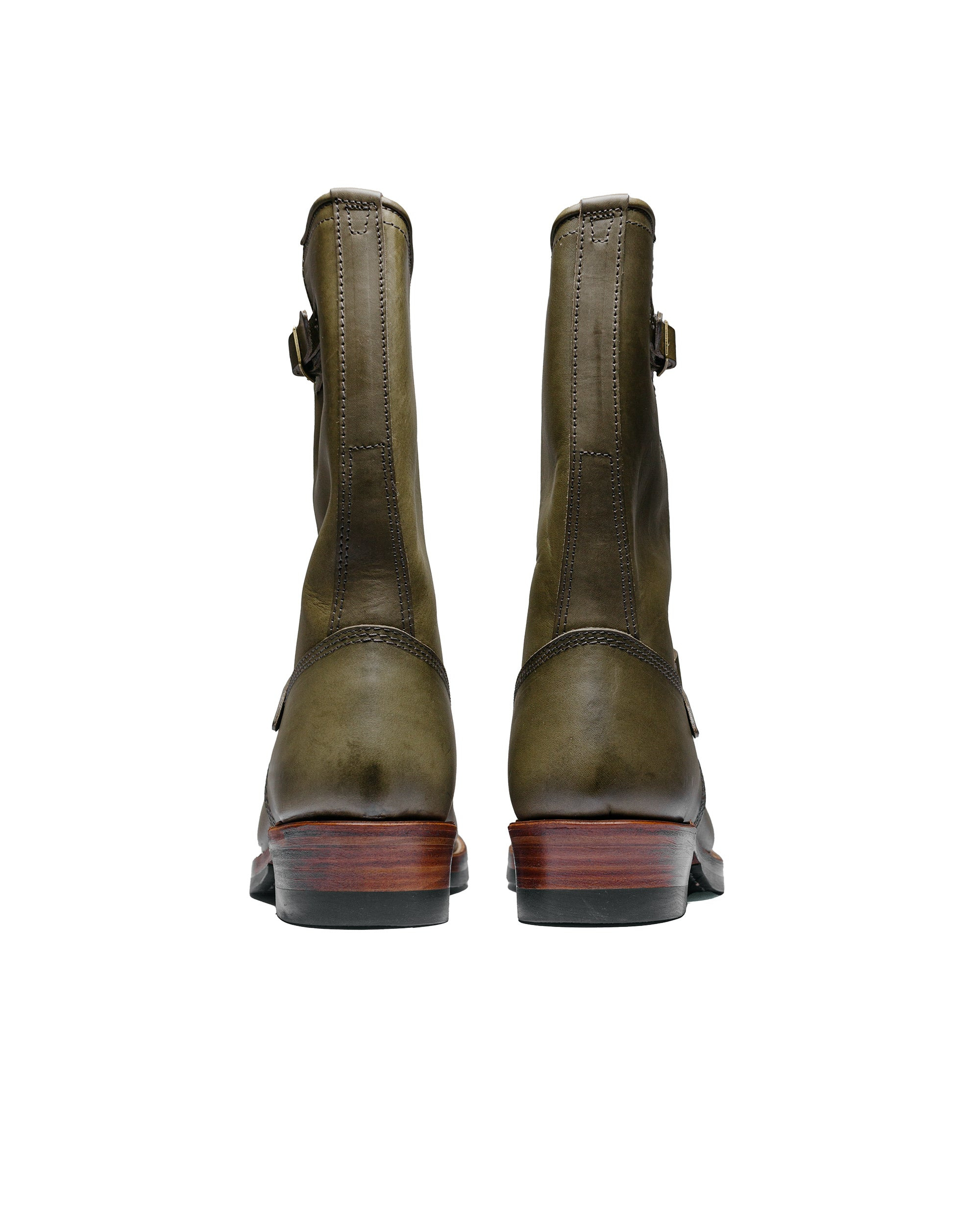 Wabash Engineer Boots Badalassi Carlo Leather Grigio - 4