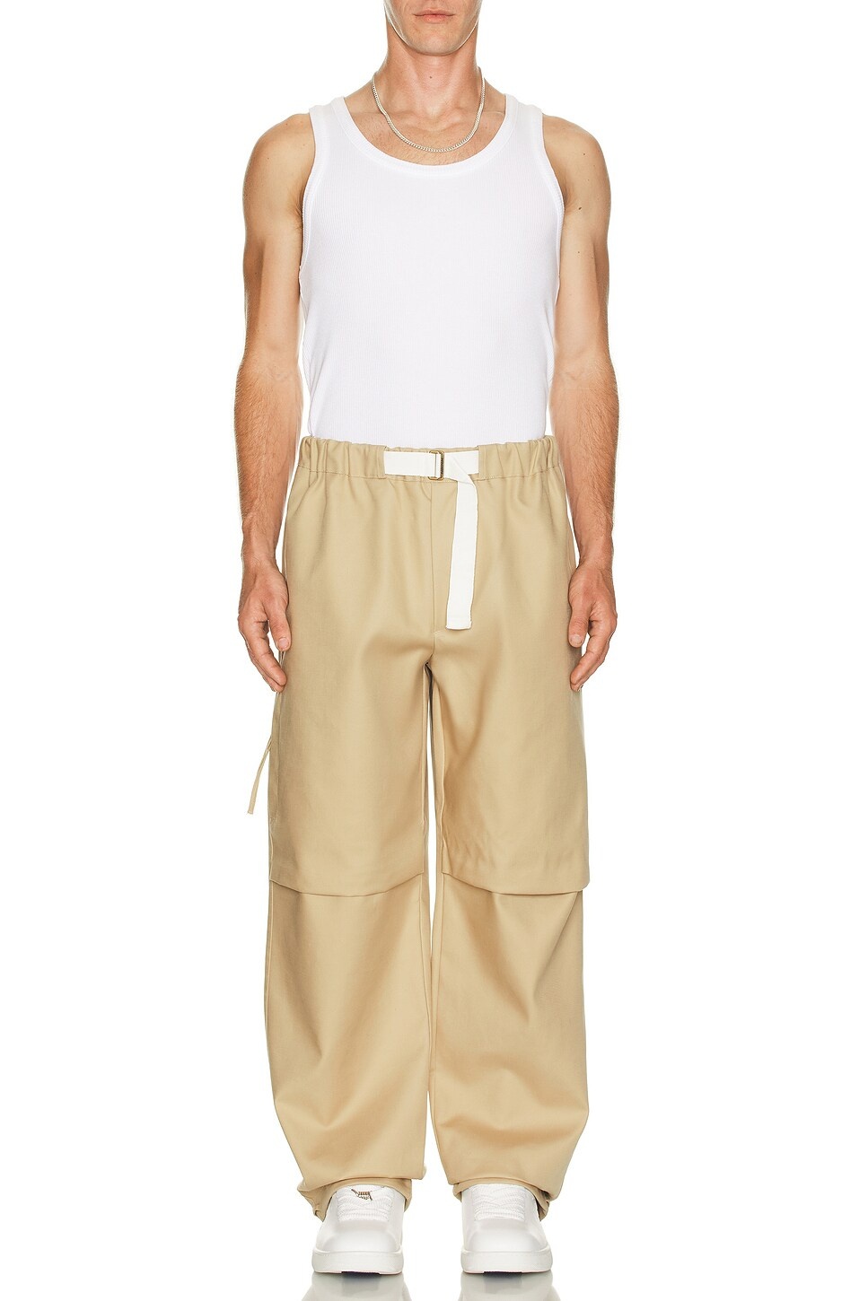 Jordan Heavy Cotton Satin Relax Fit Trousers - 6