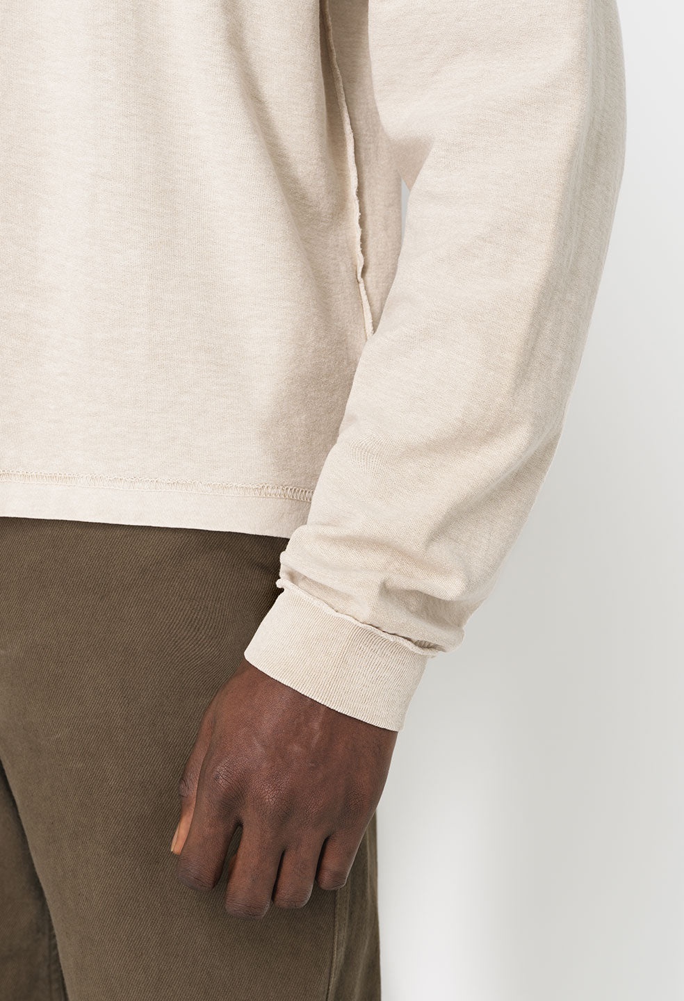 REVERSED CROPPED LS TEE - 6