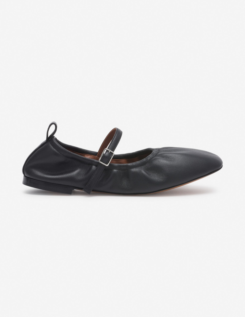 LEATHER FLAT BALLERINA 1