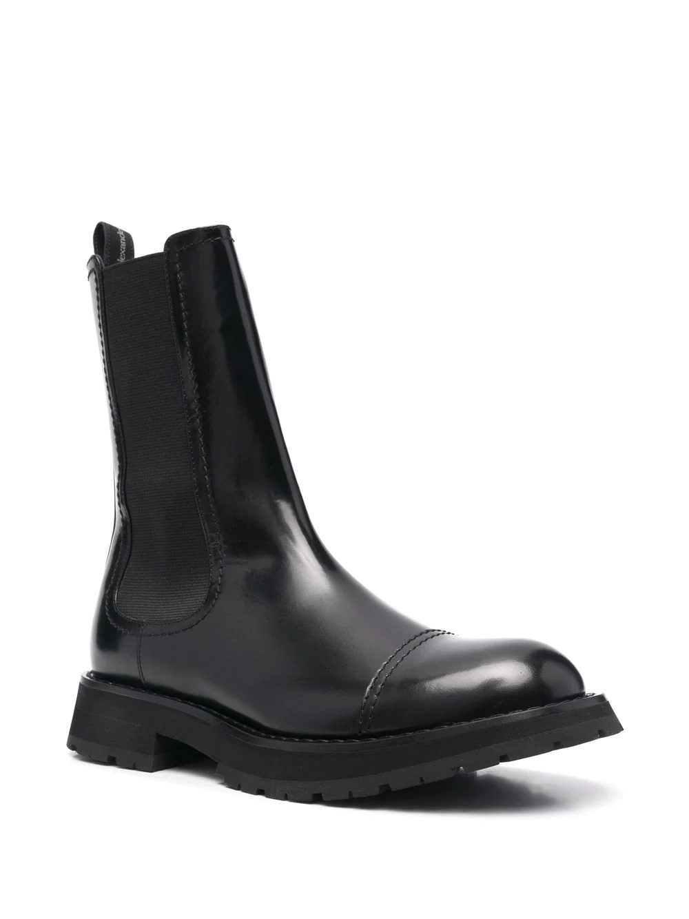 polished leather Chelsea boots - 2