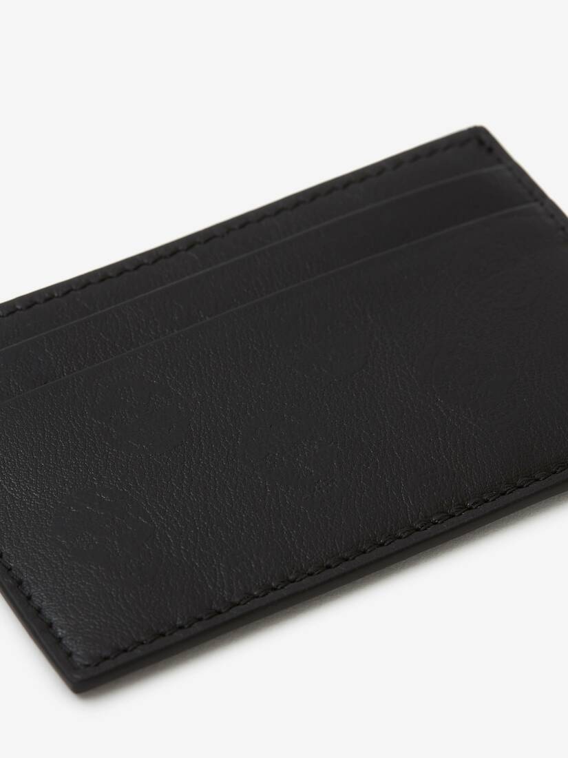 Biker Skull Card Holder in Black - 4