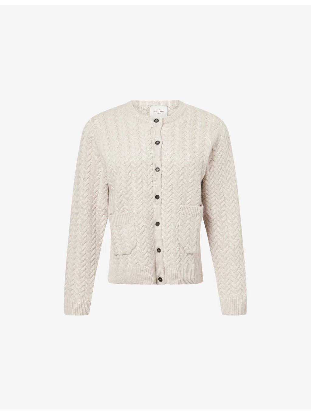 Basauri Cable-Knit Cashmere Cardigan - 1