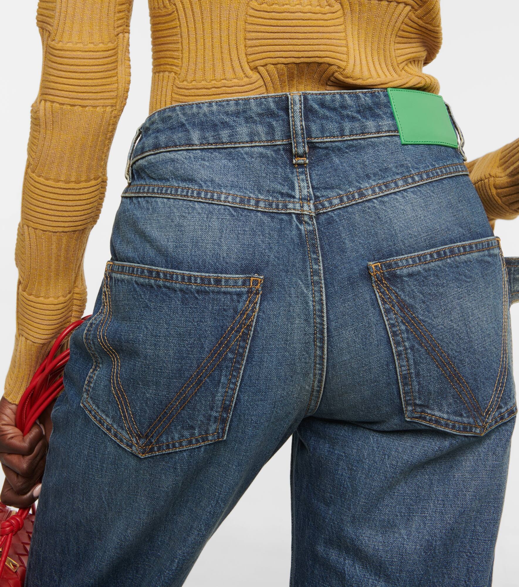 High-rise straight jeans - 6