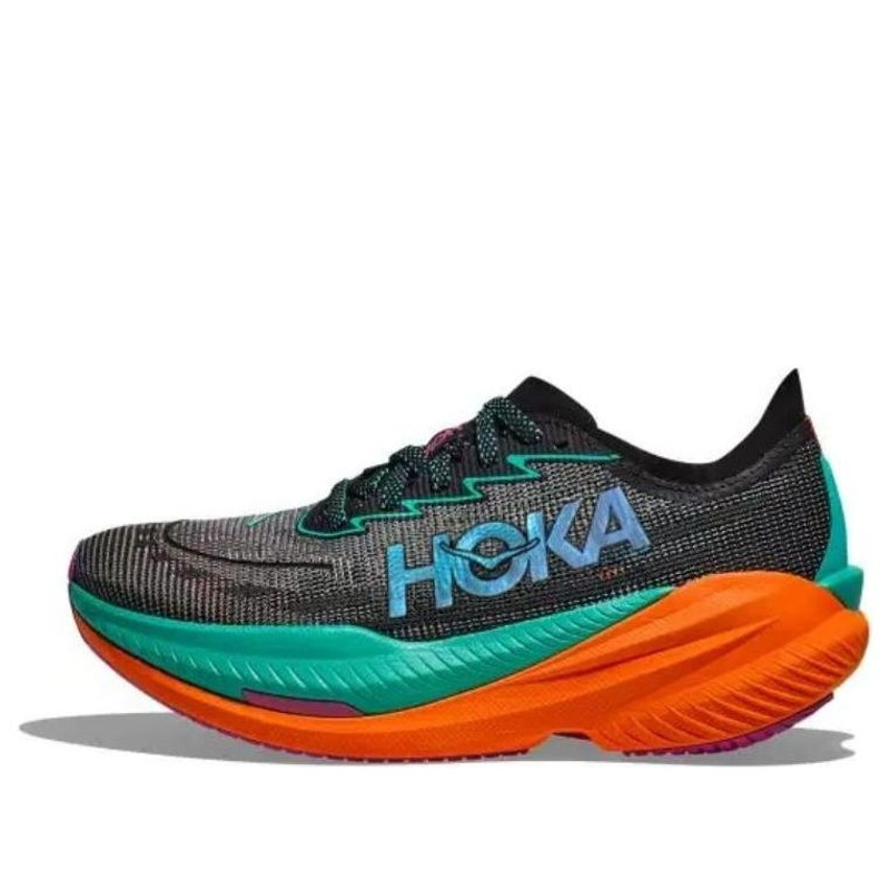 Hoka One One Mach X 2 Black Electric Aqua - 1