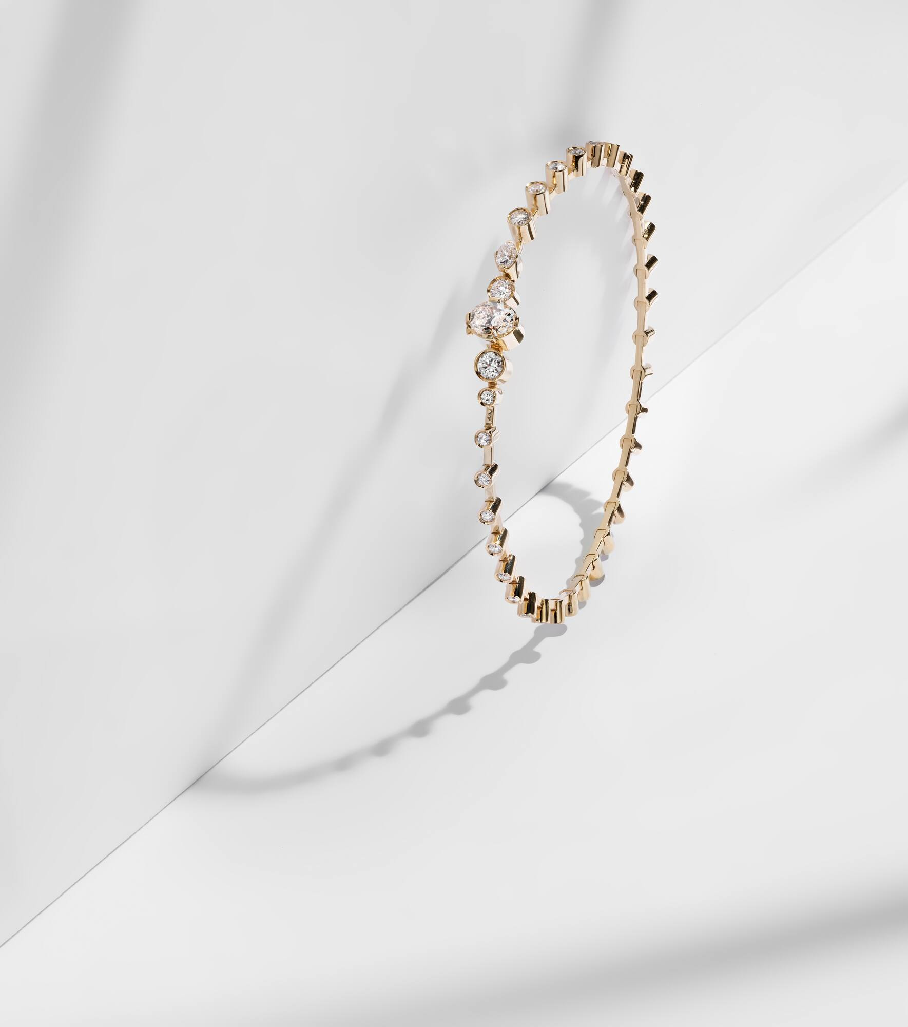 Bracelet De Sky 18kt gold bracelet with diamonds - 5