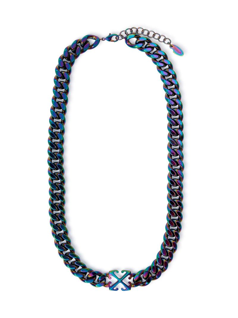 Iridescent Arrow Chain Necklace 1